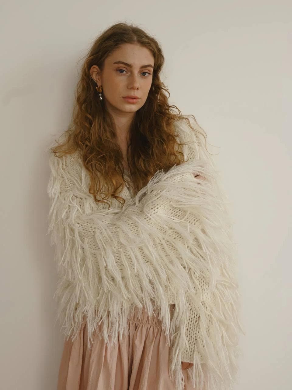 Handmade Alpaca Merino Cardigan: Cropped Open Front Wool Jacket