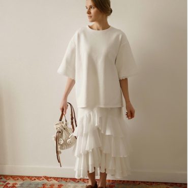 Handmade Women's Bag With Crochet Flowers, Fashionable Eco-friendly Bag For Summer Festival